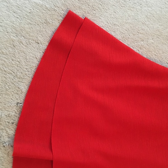 Zara Tops Red Zara Flowy Layered Crop Top Poshmark